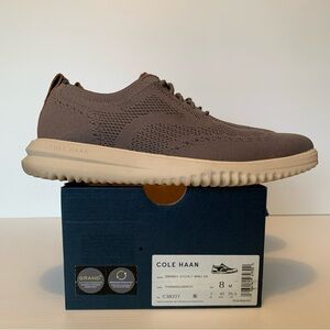 Cole Haan Grand+ Stitchlite Wingtip Oxford Tornado Birch  Men’s Size 8M C38227